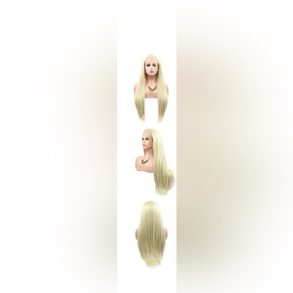 24” BLONDE STRAIGHT LACEFRONT WIG *NEW* - Picture 5 of 5